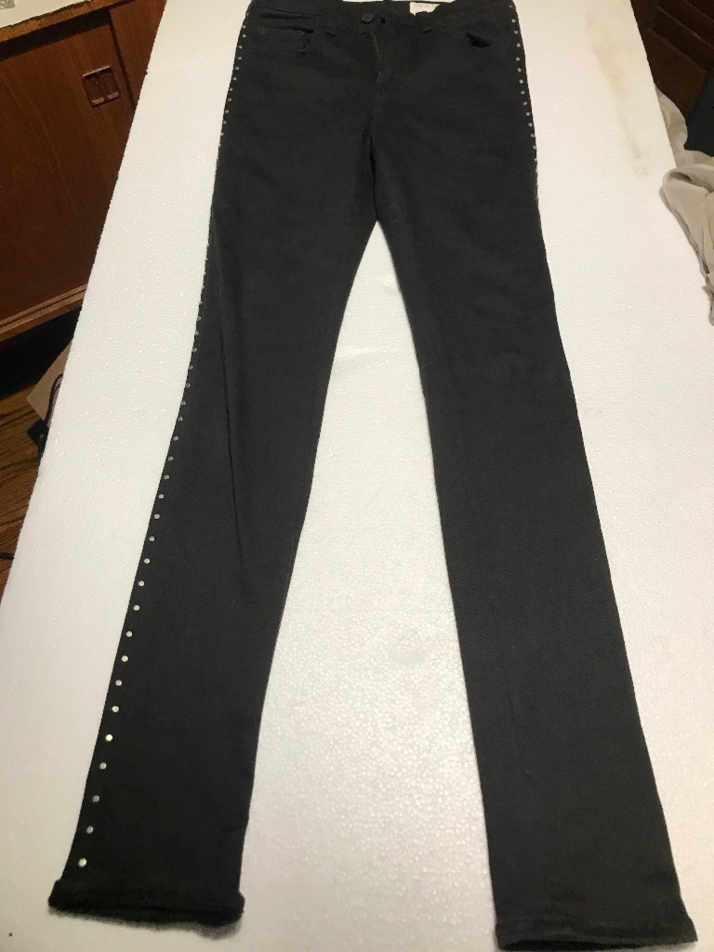 Rag and bone black studded jeans 26